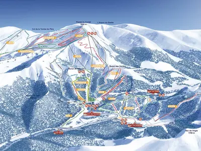 Pistenplan Le Lioran