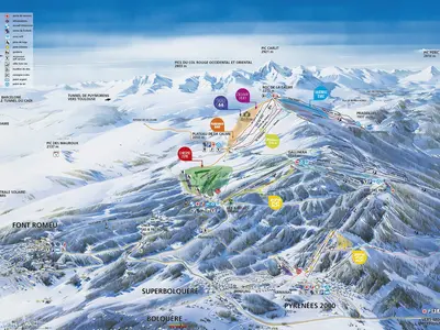 Pistenplan Font Romeu
