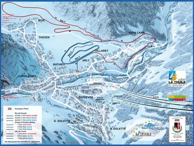 Pistenplan Espace San Bernardo