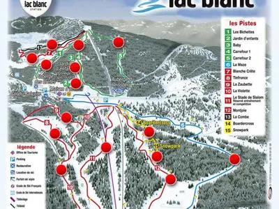 Pistenplan Le Lac Blanc