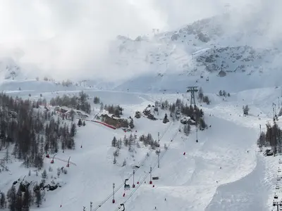 Eine der bekanntesten Pisten in Frankreich: La Face de Bellevarde © Val d`Isère