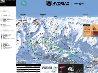 Pistenplan Avoriaz