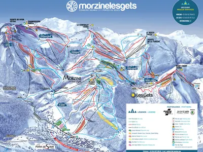 Pistenplan Morzine