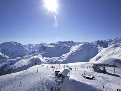 Luftaufnahme der Bergstation von Flaine © OT Flaine