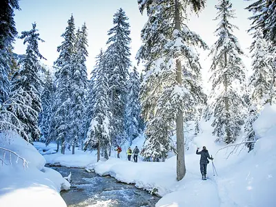 Schneeschuhwandern in Courchevel © Courchevel Tourisme/Patrice Mestari
