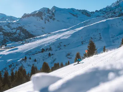 Skipiste in Courchevel © Arthur Bertrand
