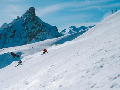 Das Skigebiet von Courchevel zählt als eines der besten in Frankreich © Arthur Bertrand