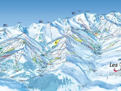 Pistenplan Val Thorens