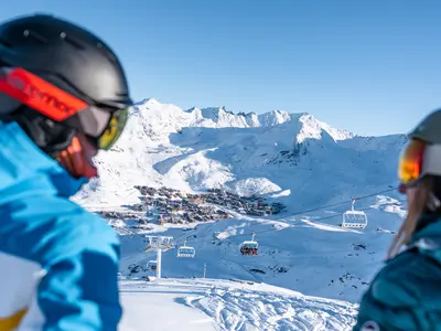 Skifahrer in Val Thorens © OT Val Thorens