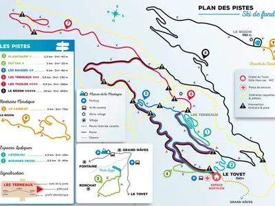 Pistenplan Valmorel