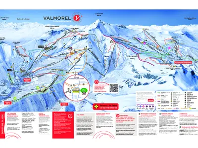 Pistenplan Valmorel