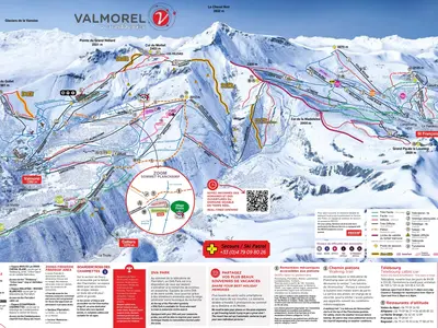 Pistenplan Valmorel