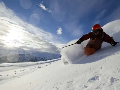 Freerider auf der Piste © OT Montgenèvre