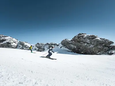 Skifahrer im Val Cenis © Val Cenis / Matteo Challe