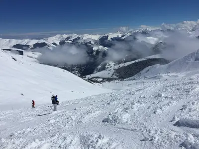 Skifahrer in Peyragudes © Station de Peyragudes