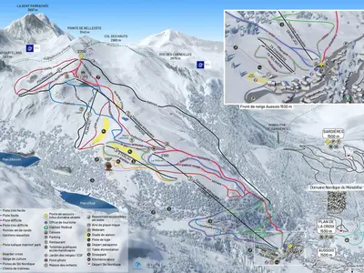 Pistenplan Aussois