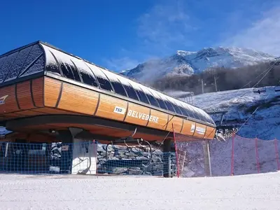 Talstation des Sessellifts Belvedere in Montclar © Station de Montclar