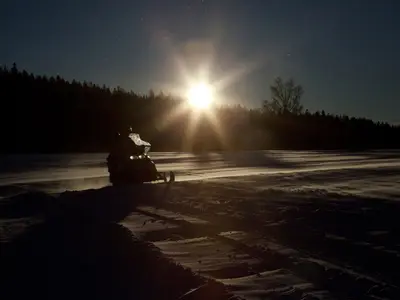 Motorschlittenfahrt in Chabanon © Station de Chabanon