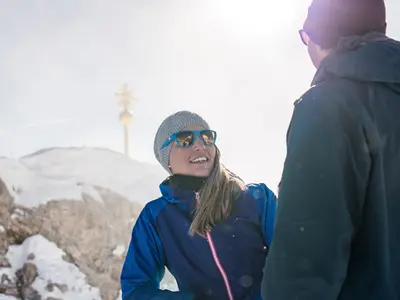 Paar auf der Zugspitze © Zugspitze