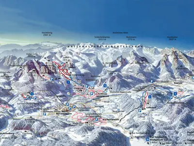 Pistenplan Berchtesgaden