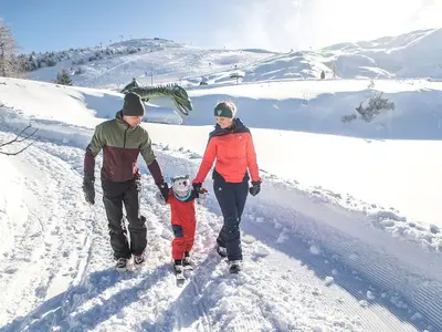 Triassic Wanderweg auf der Steinplatte © Bergbahnen Steinplatte / DeFrancesco