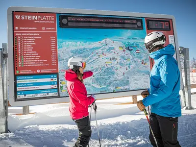 Skigebiet Steinplatte-Winklmoosalm © TVB Pillerseetal / Bergbahnen Steinplatte Mirja Geh