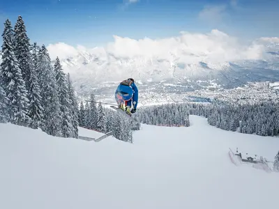 Die berühmte Kandahar-Strecke © BZB Brecheis