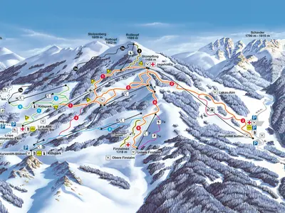 Pistenplan Spitzingsee - Tegernsee