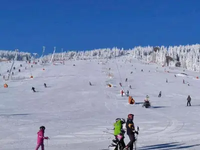 Skihang an der Freilichtbühne am Fichtelberg © Fichtelberg Schwebebahn Kurort Oberwiesenthal - FSB GmbH