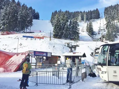 Blick auf Talstation, Lift und Piste © Skiarena Silbersattel Steinach