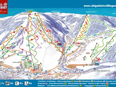 Pistenplan Willingen