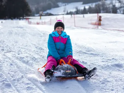 Rodeln im Skigebiet Willingen © Skigebiet Willingen / David Heise