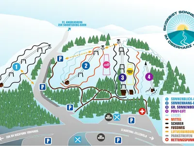 Pistenplan Sonnenberg