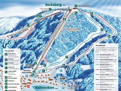 Pistenplan Bocksberg Hahnenklee