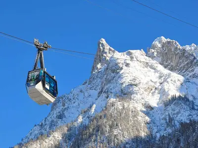 Karwendelbahn vorm Gipfel © Karwendelbahn AG