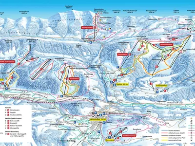 Pistenplan Oberstaufen - Hochgrat