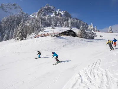 Skifahren am Hochfelln © Hochfelln Bergbahnen / Michael Namberger