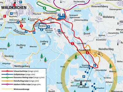 Pistenplan Waldkirchen