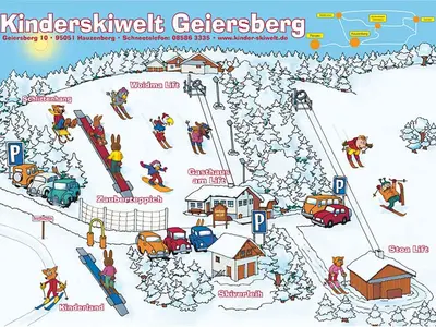 Pistenplan Waldkirchen