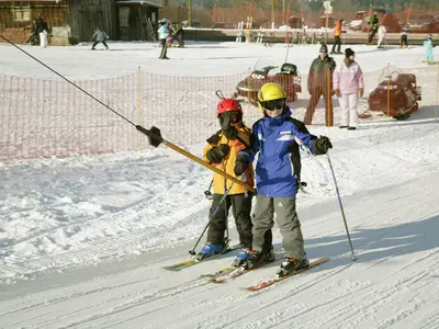 Kinder am Schlepplift © Tourist-Info Wertach