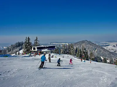 Blick auf die Pisten in Hündle © Hündle GmbH und Co. KG