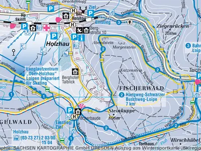 Pistenplan Holzhau