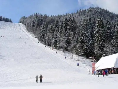 Talstation mit Blick auf die Piste in Menzenschwand © Tourist-Information St. Blasien