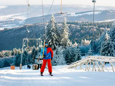 Skifahren auf der Wasserkuppe © MDA / MettiDigitalArtist
