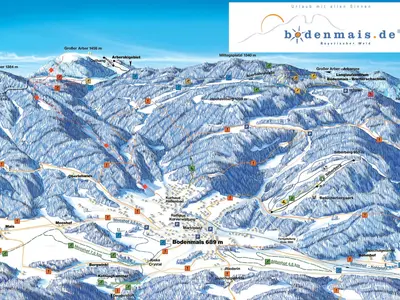 Pistenplan Silberberg