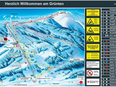 Pistenplan Grünten