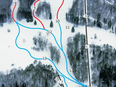 Pistenplan Albstädter Skilifte