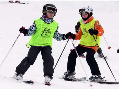 Kinder im Skigebiet Ebingen © Wintersportverein Ebingen