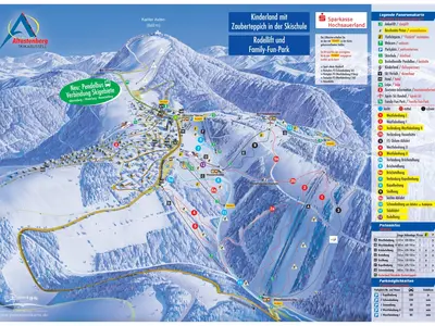 Pistenplan Altastenberg Skikarussell