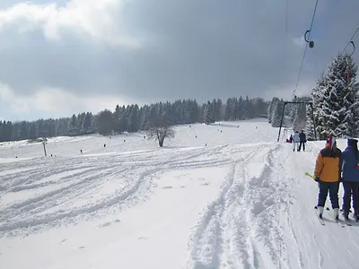 Befahrene Piste © Liftgesellschaft Eschenberg